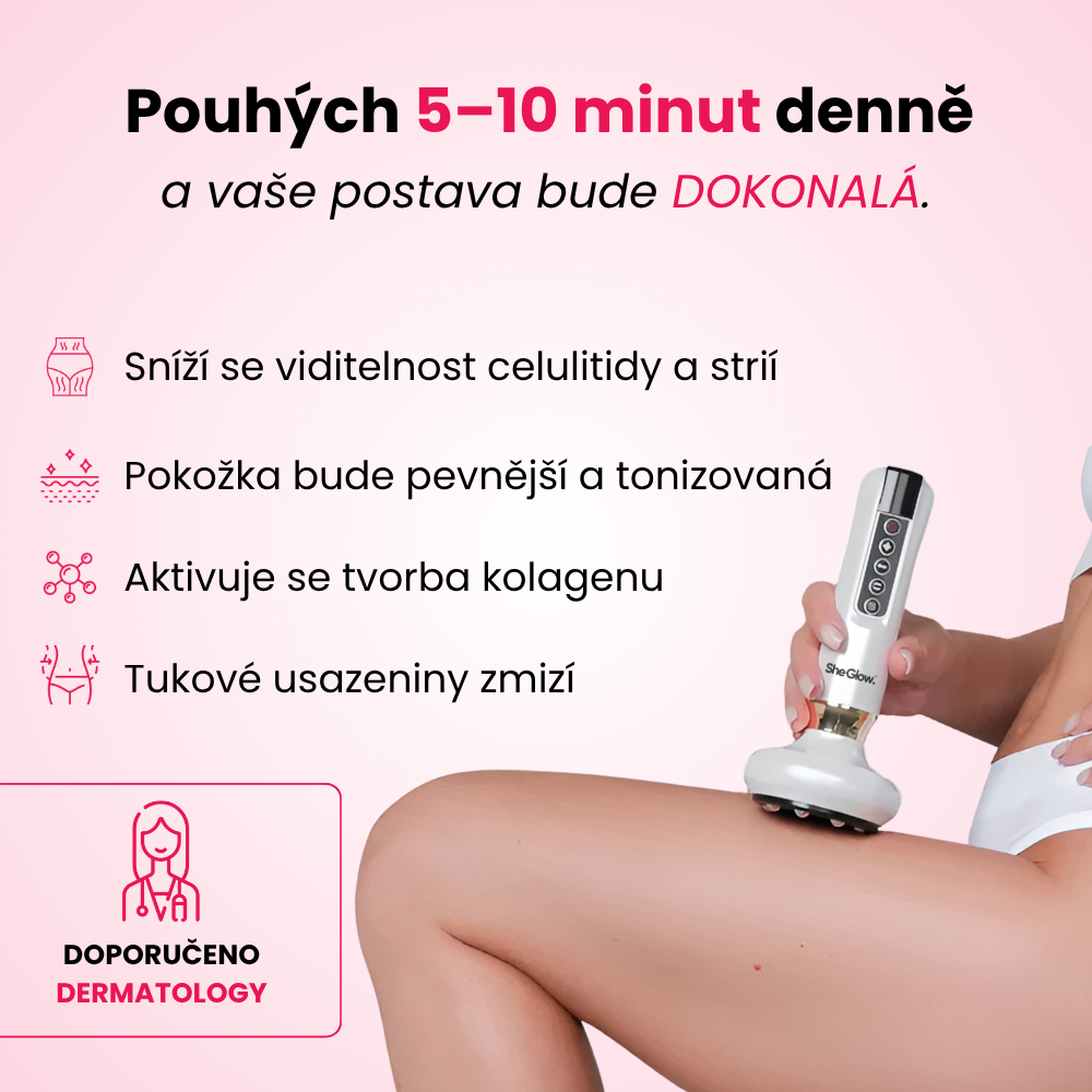 SheGlow™ PRO – sada pro odstranění celulitidy