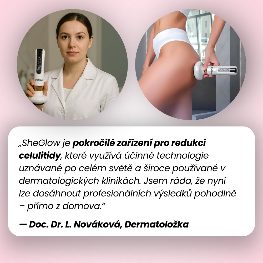 SheGlow™ PRO – sada pro odstranění celulitidy